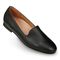 Vionic Willa II Women's Comfort Slip-on Flat - Black Leather - WILLA II-H7712LC005-BLACK-13fl-med