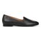 Vionic Willa II Women's Comfort Slip-on Flat - Black Leather - Right side