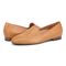 Vionic Willa II Women's Comfort Slip-on Flat - Camel - pair left angle