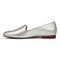 Vionic Willa II Women's Comfort Slip-on Flat - Silver - Left Side