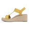Vionic Calera Women's Espadrille Comfort Wedge Sandal - Butter Yellow - Unknown View