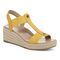 Vionic Calera Women's Espadrille Comfort Wedge Sandal - Butter Yellow - Unknown View