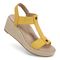 Vionic Calera Women's Espadrille Comfort Wedge Sandal - Butter Yellow - Unknown View