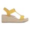 Vionic Calera Women's Espadrille Comfort Wedge Sandal - Butter Yellow - Unknown View