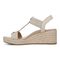 Vionic Calera Women's Espadrille Comfort Wedge Sandal - Cream - Unknown View