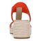 Vionic Calera Women's Espadrille Comfort Wedge Sandal - Cherry Tomato - Unknown View