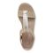 Vionic Calera Women's Espadrille Comfort Wedge Sandal - Gold - Top