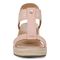 Vionic Calera Women's Espadrille Comfort Wedge Sandal - Light Pink - Front