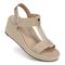 Vionic Calera Women's Espadrille Comfort Wedge Sandal - Gold - CALERA-I8654L5702-GOLD-13fl-med