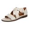 Vionic Pacifica - Women's Strappy Comfort Sandal - Cream - Left angle