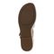 Vionic Pacifica - Women's Strappy Comfort Sandal - Cream - Bottom