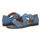 Vionic Pacifica - Women's Strappy Comfort Sandal - Captains Blue - pair left angle