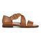 Vionic Pacifica - Women's Strappy Comfort Sandal - Toffee - Right side