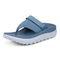 Vionic Restore II Unisex Recovery Comfort Sandal - Captains Blue - Left angle