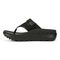 Vionic Restore II Unisex Recovery Comfort Sandal - Black - Left Side