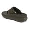 Vionic Restore II Unisex Recovery Comfort Sandal - Dark Khaki - Back angle