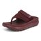 Vionic Restore II Unisex Recovery Comfort Sandal - Port Wine - Left angle
