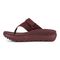Vionic Restore II Unisex Recovery Comfort Sandal - Port Wine - Left Side