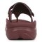Vionic Restore II Unisex Recovery Comfort Sandal - Port Wine - Back