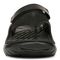 Vionic Restore II Unisex Recovery Comfort Sandal - Black - Front