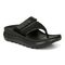 Vionic Restore II Unisex Recovery Comfort Sandal - Black - Angle main