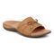 Vionic Bella Slide Women's Comfort Supportive Sandal - Camel - Angle main