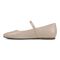 Vionic Alameda Women's Orthotic Supportive Mary Jane Flat - Oatmeal - Left Side
