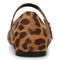 Vionic Alameda Women's Orthotic Supportive Mary Jane Flat - Tan Leopard - Back