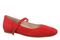 Vionic Alameda Women's Orthotic Supportive Mary Jane Flat - Red - Angle main