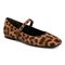 Vionic Alameda Women's Orthotic Supportive Mary Jane Flat - Tan Leopard - Angle main