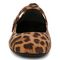 Vionic Alameda Women's Orthotic Supportive Mary Jane Flat - Tan Leopard - Front