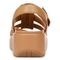 Vionic Delano Women's Platform Wedge Comfort Sandal - Camel - Back