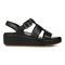 Vionic Delano Women's Platform Wedge Comfort Sandal - Black - Right side