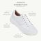 Vionic Kearny Women's Lace Up Platform Comfort Sneaker - White Leather Lifestyle