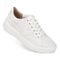Vionic Kearny Women's Lace Up Platform Comfort Sneaker - White Lace - KEARNY LACE UP-I8666M1102-WHITE-13fl-med