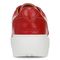 Vionic Kearny Women's Lace Up Platform Comfort Sneaker - Red - Back