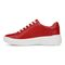 Vionic Kearny Women's Lace Up Platform Comfort Sneaker - Red - Left Side