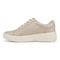 Vionic Kearny Women's Lace Up Platform Comfort Sneaker - Soft Gold - Left Side