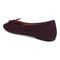 Vionic Klara Women's Ballet Comfort Flat - Winter Plum - Back angle