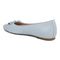 Vionic Klara Women's Ballet Comfort Flat - Blue Mist - Back angle