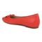 Vionic Klara Women's Ballet Comfort Flat - Cherry Tomato - Back angle