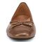 Vionic Klara Women's Ballet Comfort Flat - Bronze - Front