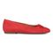 Vionic Klara Women's Ballet Comfort Flat - Red - Right side