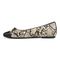 Vionic Klara Women's Ballet Comfort Flat - Ivory Multi - Left Side
