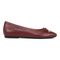 Vionic Klara Women's Ballet Comfort Flat - Syrah - Right side
