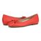 Vionic Klara Women's Ballet Comfort Flat - Cherry Tomato - pair left angle
