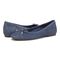 Vionic Klara Women's Ballet Comfort Flat - Denim Blue - pair left angle
