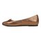 Vionic Klara Women's Ballet Comfort Flat - Bronze - Left Side