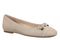 Vionic Klara Women's Ballet Comfort Flat - Lucid Beige - Angle main