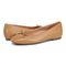 Vionic Klara Women's Ballet Comfort Flat - Camel - pair left angle